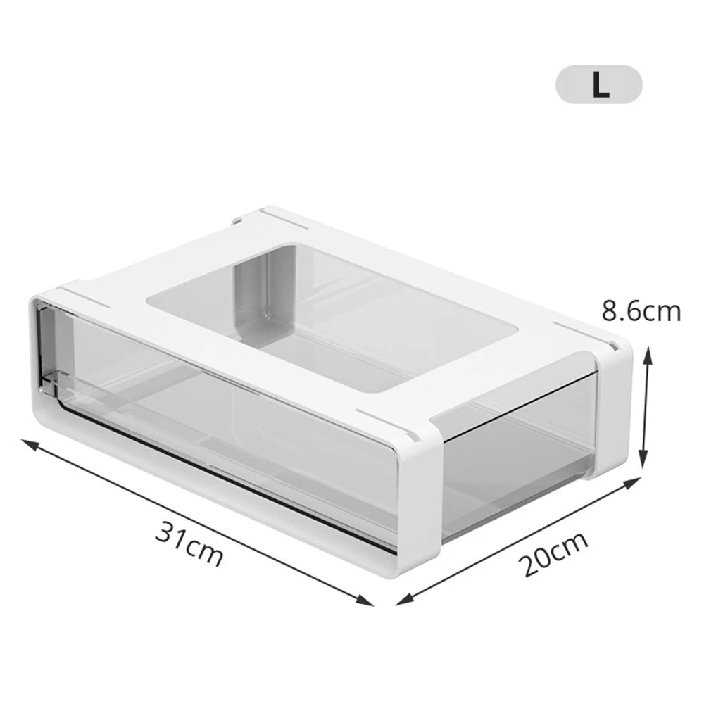 Under Desk Hidden Storage Drawer – Space Saving Organizer