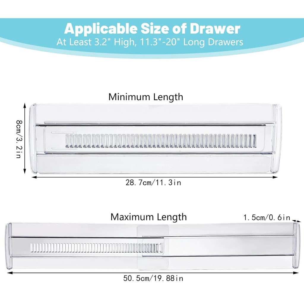 Expandable Drawer Divider 6-Pac